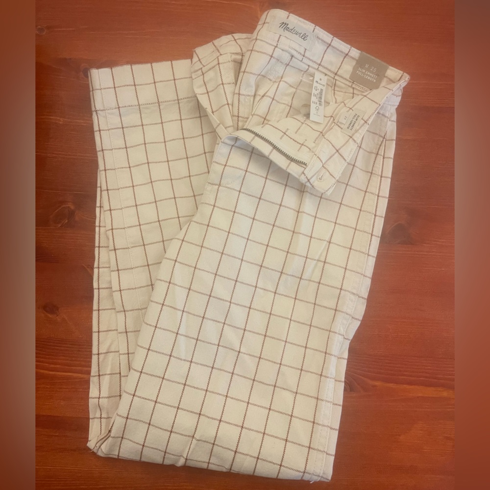 NEW Madewell Wide-Leg Pants Size 25
